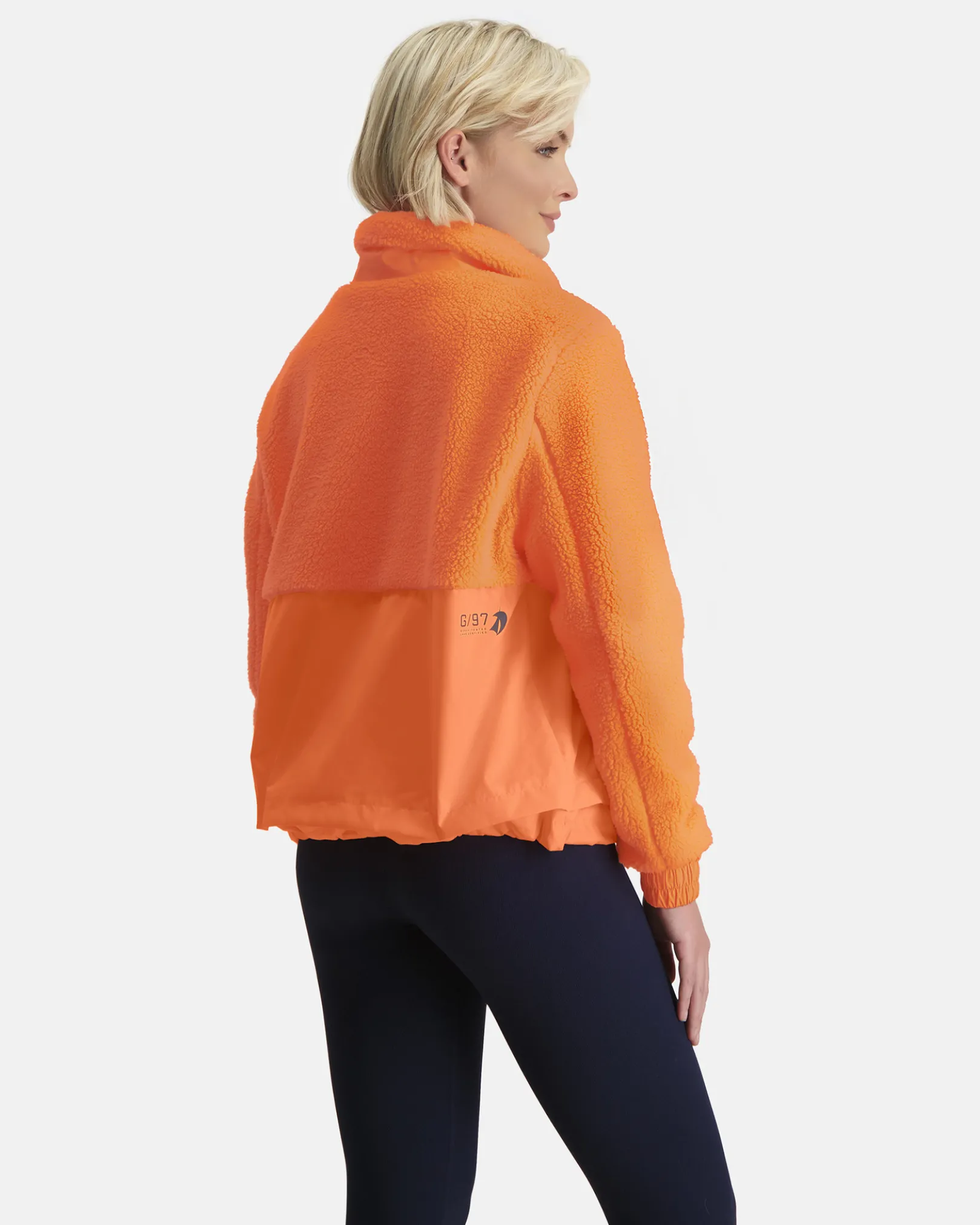 Fabric-Mix Fleece Jacket Laser