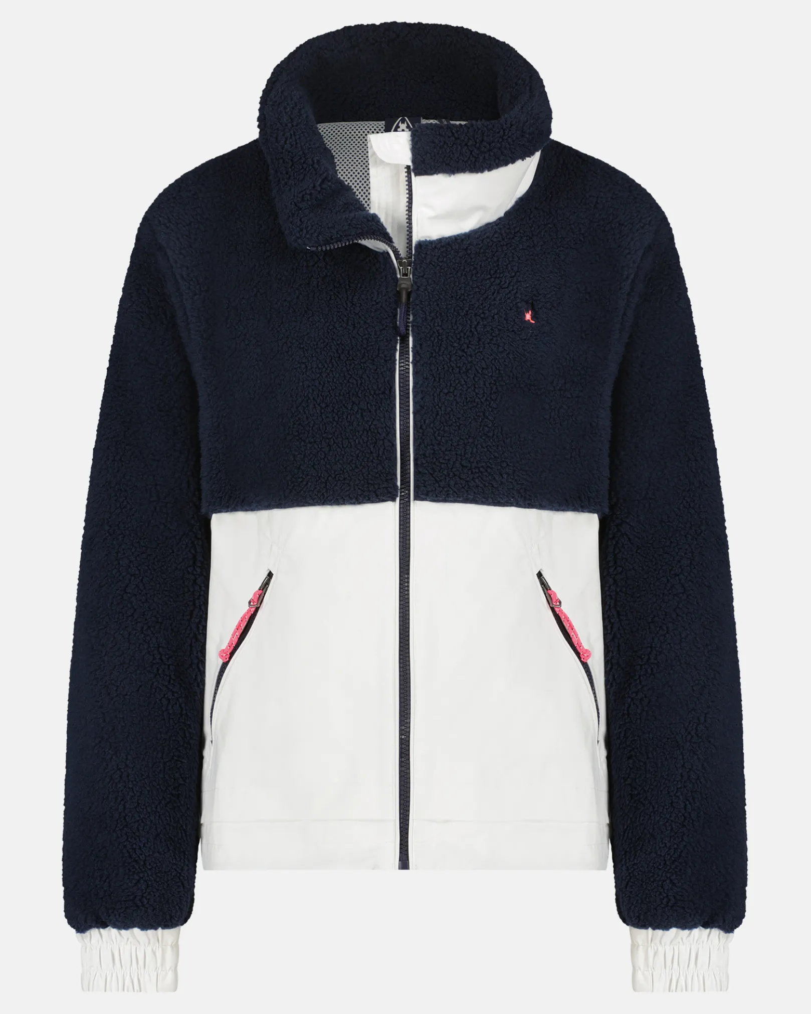 Fabric-Mix Fleece Jacket Laser