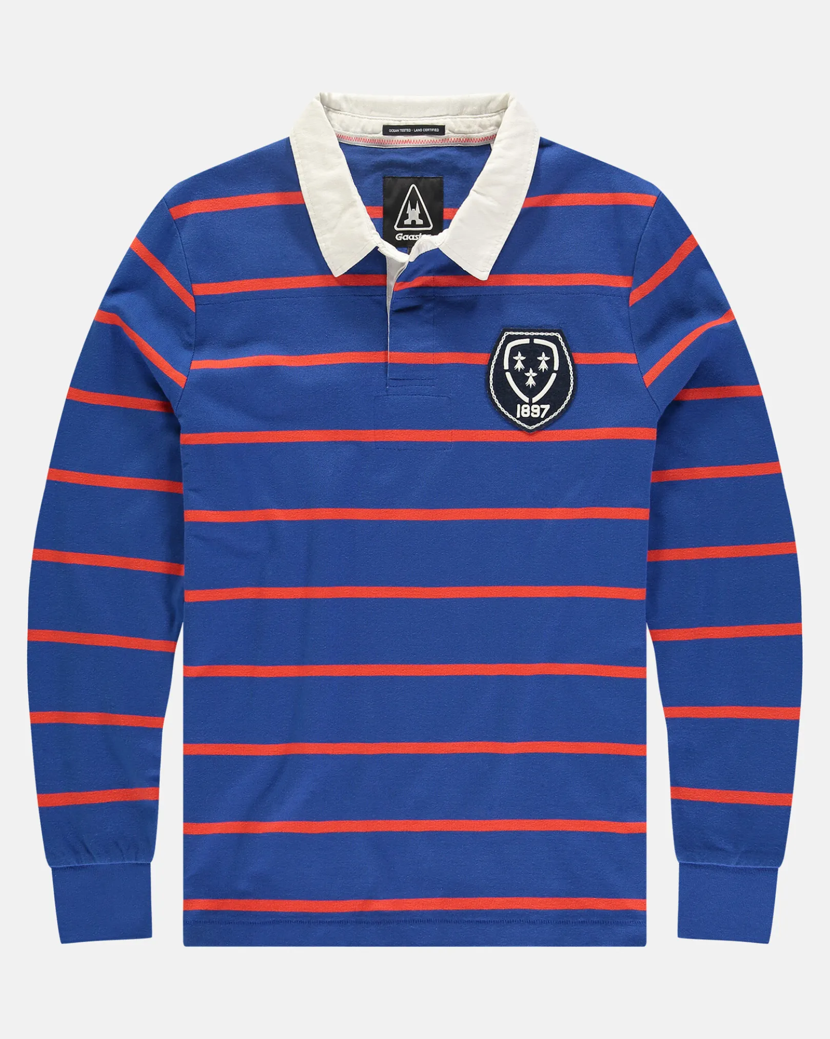 Het Klassieke Gebreide Rugbyshirt Van 100% Katoen