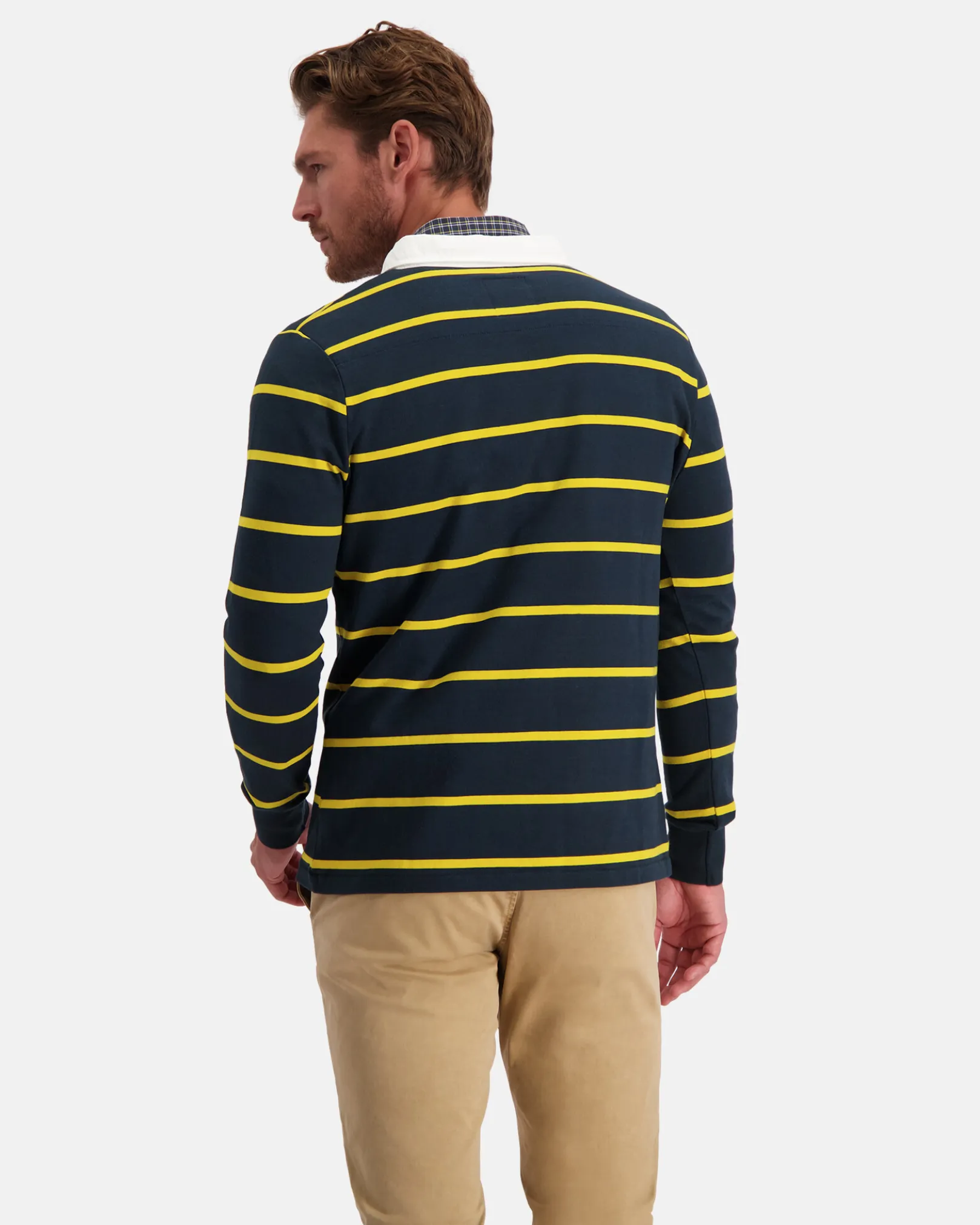 Het Klassieke Gebreide Rugbyshirt Van 100% Katoen