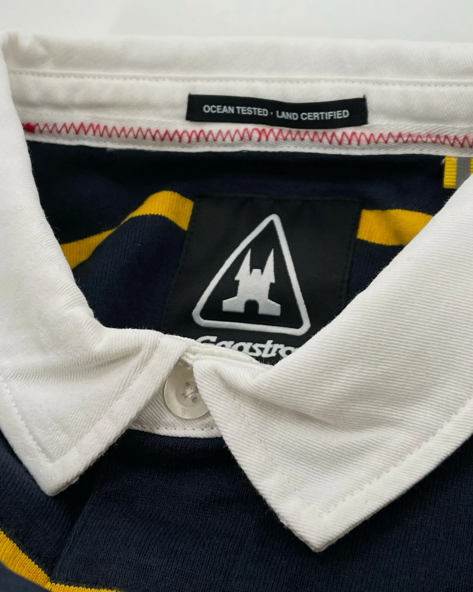 Het Klassieke Gebreide Rugbyshirt Van 100% Katoen