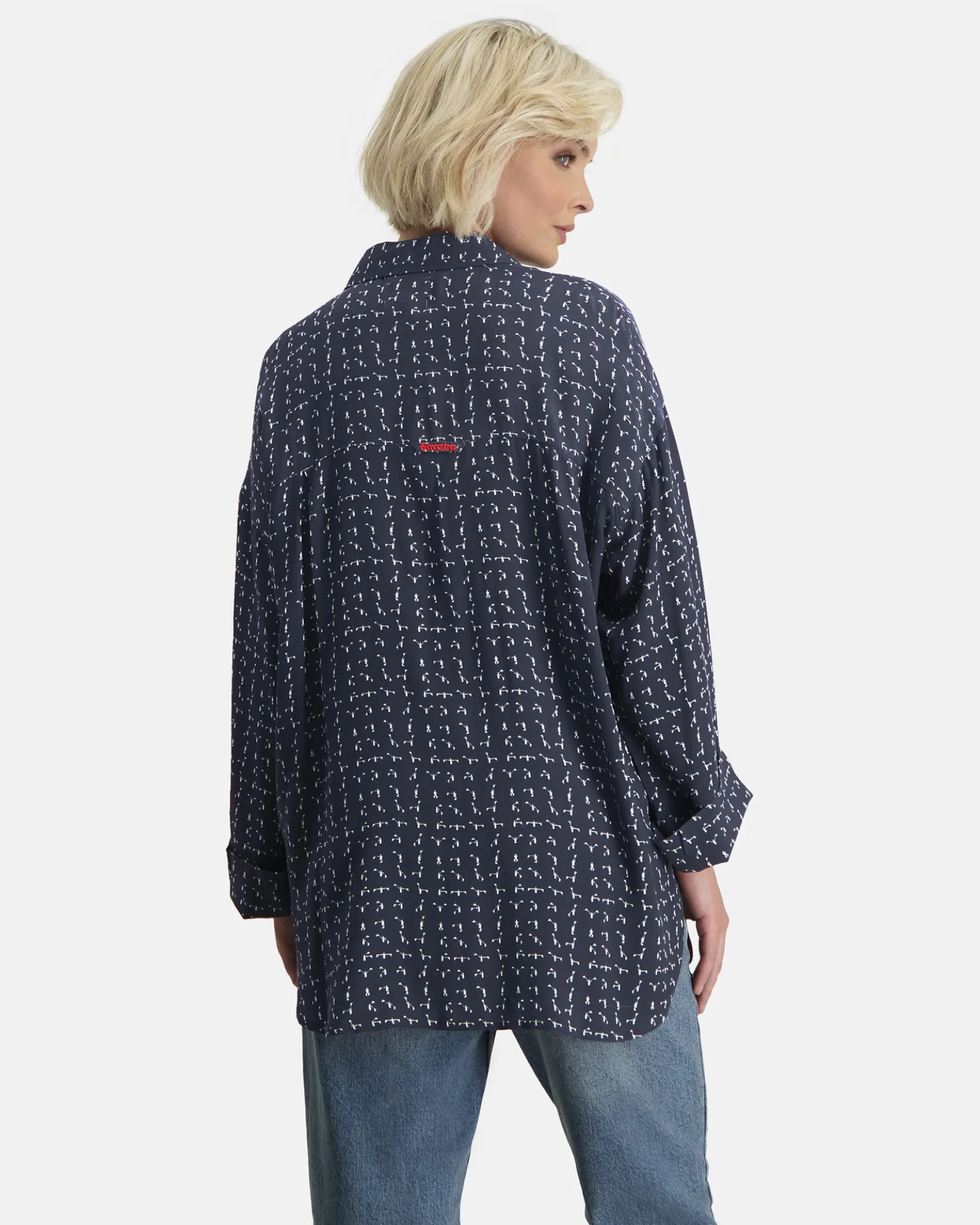 Olivia Flag Boyfriend Shirt