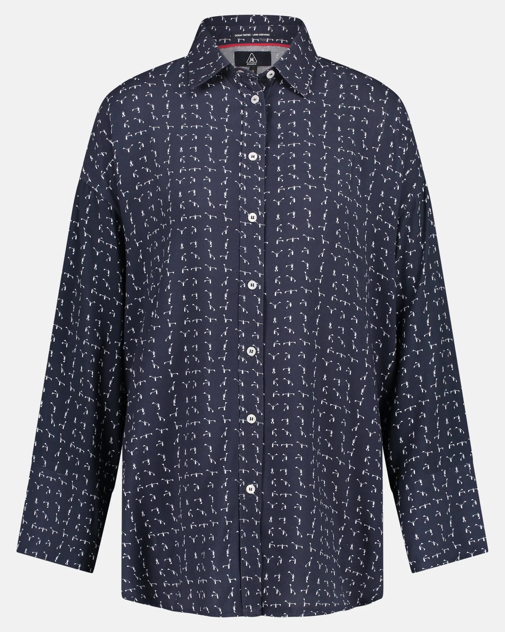 Olivia Flag Boyfriend Shirt